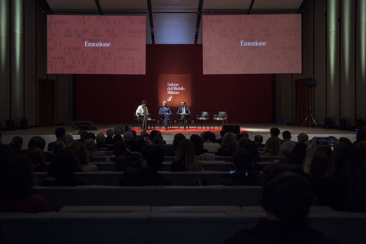 Presentazione alla stampa del Manifesto del Salone del Mobile.Milano, 2018