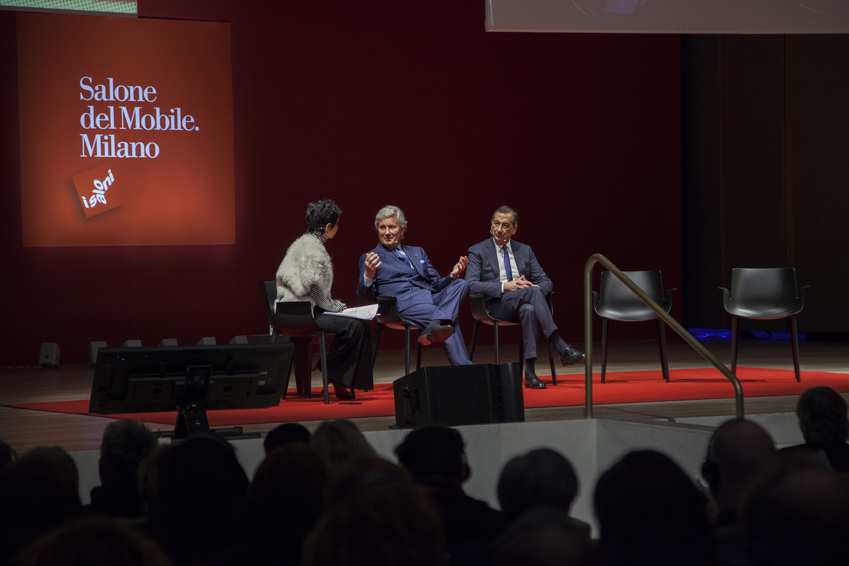 Presentazione alla stampa del Manifesto del Salone del Mobile.Milano, 2018