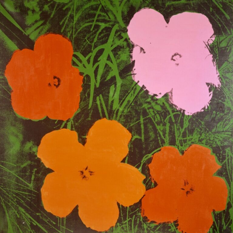 Andy Warhol Four-Foot Flowers, 1964 122,2 x 122,2 cm Acryl und Siebdruck auf Leinwand Courtesy Heidi Horten Collection © The Andy Warhol Foundation for the Visual Arts, Inc. / Licensed by Bildrecht, Wien, 2017