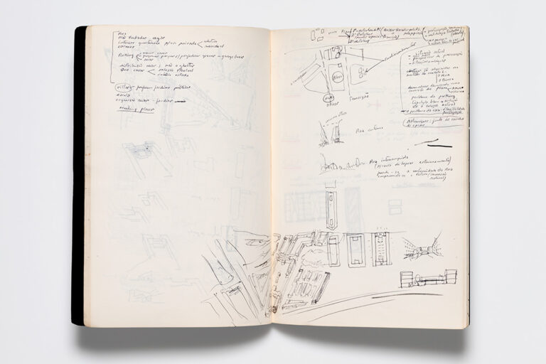 Álvaro Siza. Sketchbook 189 (October 1984) AP178, Álvaro Siza fonds, Canadian Centre for Architecture, Gift of Álvaro Siza. © Álvaro Siza