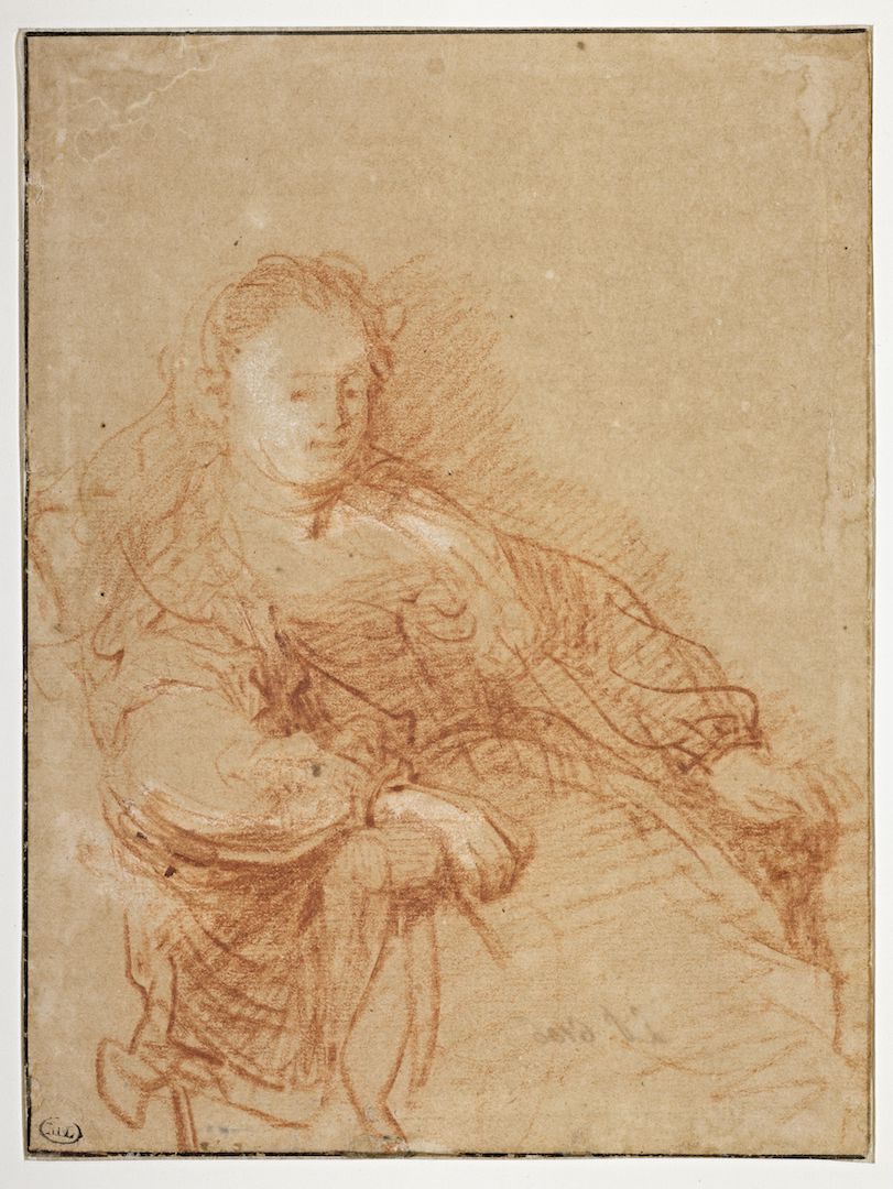 Portrait de Saskia, assise dans un fauteuil, Rembrandt, Harmensz van Rijn © RMN Grand Palais (Musée du Louvre) Michel Urtado