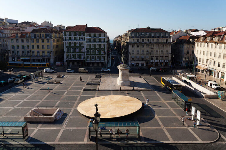 Frida Escobedo, Civic Stage, 2013, Close-Closer- Lisbon Architecture Triennale, Lisbon, Portugal, Photography: Frida Escobedo, Catarina Botello