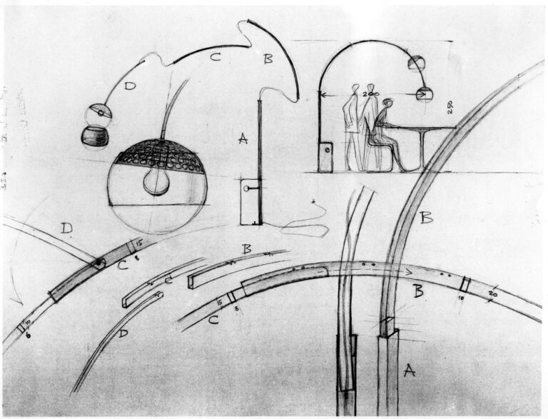 Achille & Pier Giacomo Castiglioni, Arco, 1962. Flos