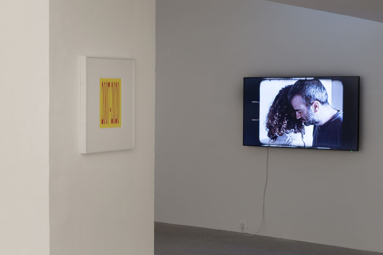 Alejandro Cesarco. The Measures of Memory. Installation view at Galleria Raffaella Cortese, Milano 2018