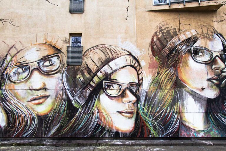 Opera di Alice Pasquini a Berlino