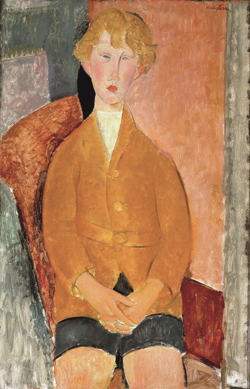Amedeo Modigliani, Ragazzo in pantaloni corti, 1918 ca. Dallas Museum of Art
