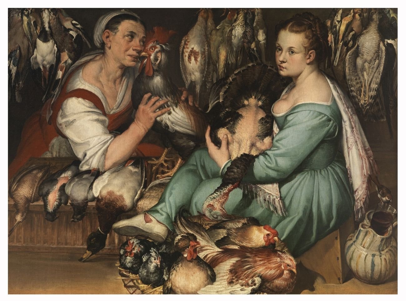 Bartolomeo Passerotti, Venditrici di pollame (Le pollarole), 1580. Firenze, Fondazione di Studi di Storia dell'arte Roberto Longhi