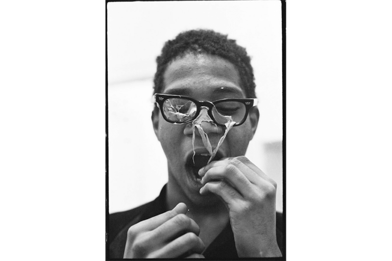 Basquiat in the apartment. Photo Alexis Adler