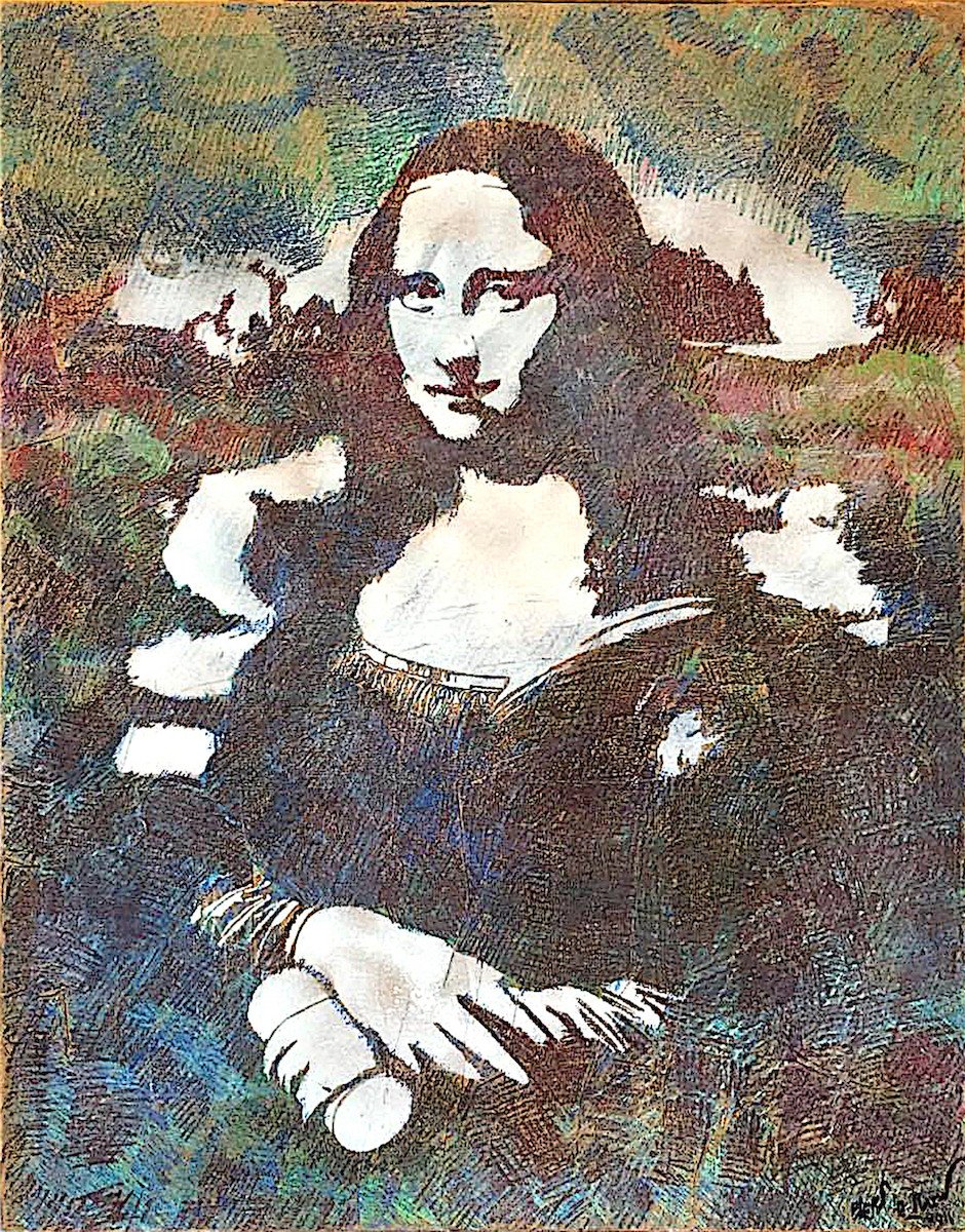 Blek Le Rat, Mona Lisa, 2012