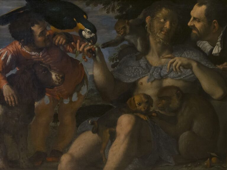 Carta Bianca. Capodimonte Imaginaire. Laura Bossi Régnier. Agostino Carracci, Arrigo peloso Pietro matto e Amon Nano, 1598 ca. Photo © Alessio Cuccaro