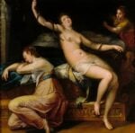 Denys Calvaert, La morte di Cleopatra, 1590 ca. Bologna, Collezioni d’Arte e di Storia della Fondazione Cassa di Risparmio in Bologna