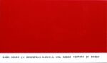 Emilio Isgrò, Dittico Marx - Engels, 1974. Courtesy Archivio Emilio Isgrò