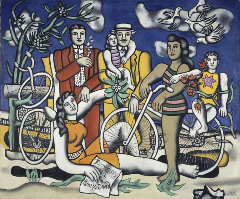 Fernand Léger, Les Loisirs Hommage à Louis David, 1948 49. Collection Centre Pompidou, Paris © Centre Pompidou, MNAM CCI_Jean François Tomasian_Dist. RMN GP © Sabam, 2017