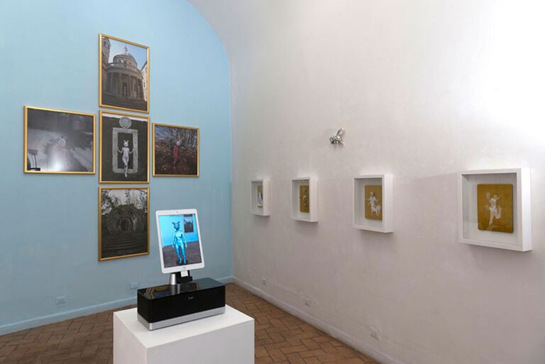 Franco Losvizzero. 11 La Porta Alchemica. Installation view at Pio Monti Arte Contemporanea, Roma 2018. Photo Giorgio Benni