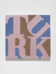 Gavin Turk, Turk & Love (Arazzo Pink, Blue & Brown), 2017. Photo Andy Keate