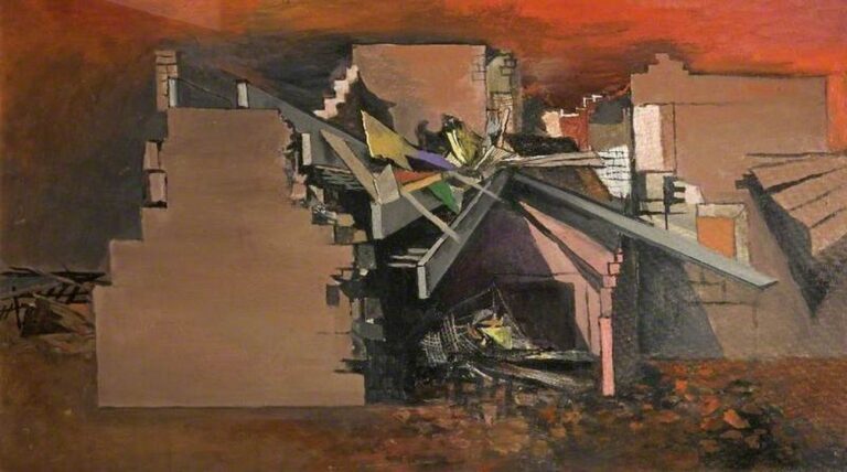 Graham Sutherland, Devastation. House in Wales, 1940 ca. Cheltenham Art Gallery & Museum