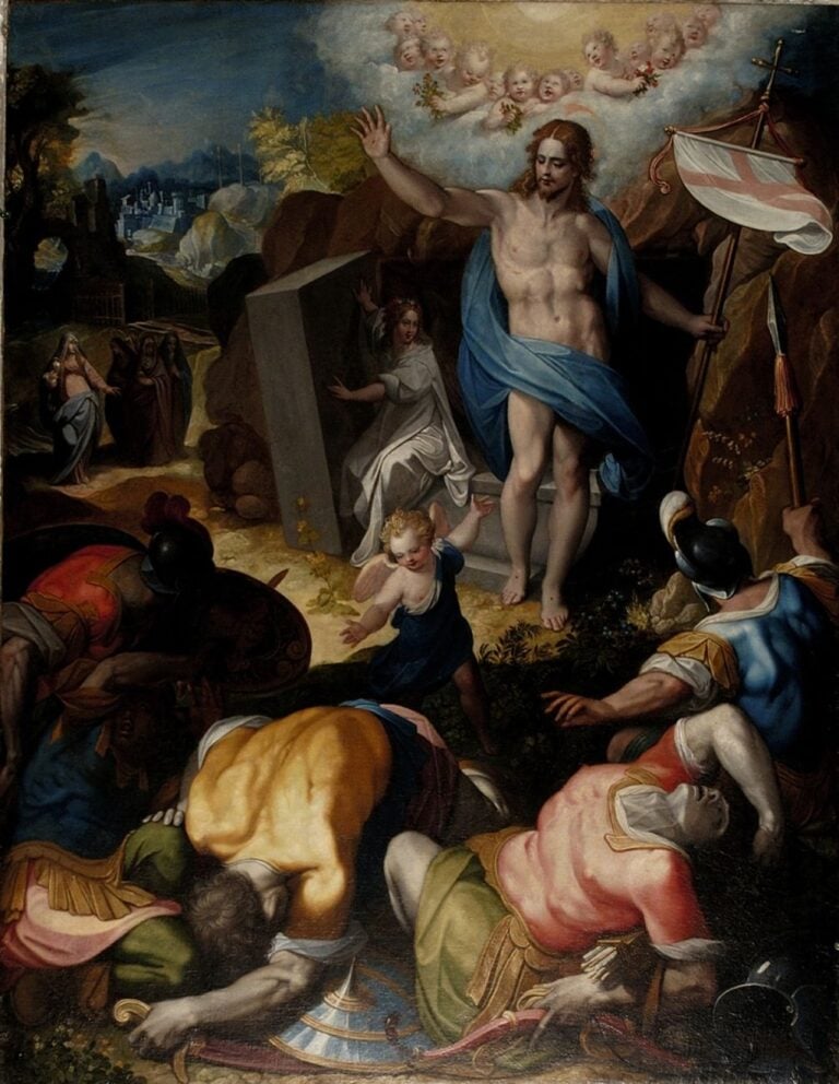 Jacopo Zucchi, Resurrezione, 1562 ca. San Lorenzo Nuovo (VT), Chiesa di San Lorenzo Martire