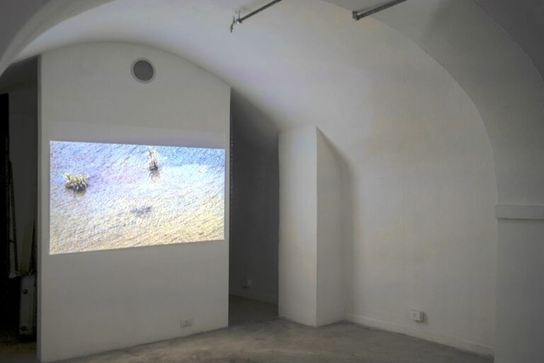 Katinka Bock & Batia Suter. Flava ‒ Solo annacquato. Installation view at Colli Independent Art Gallery, Roma 2018