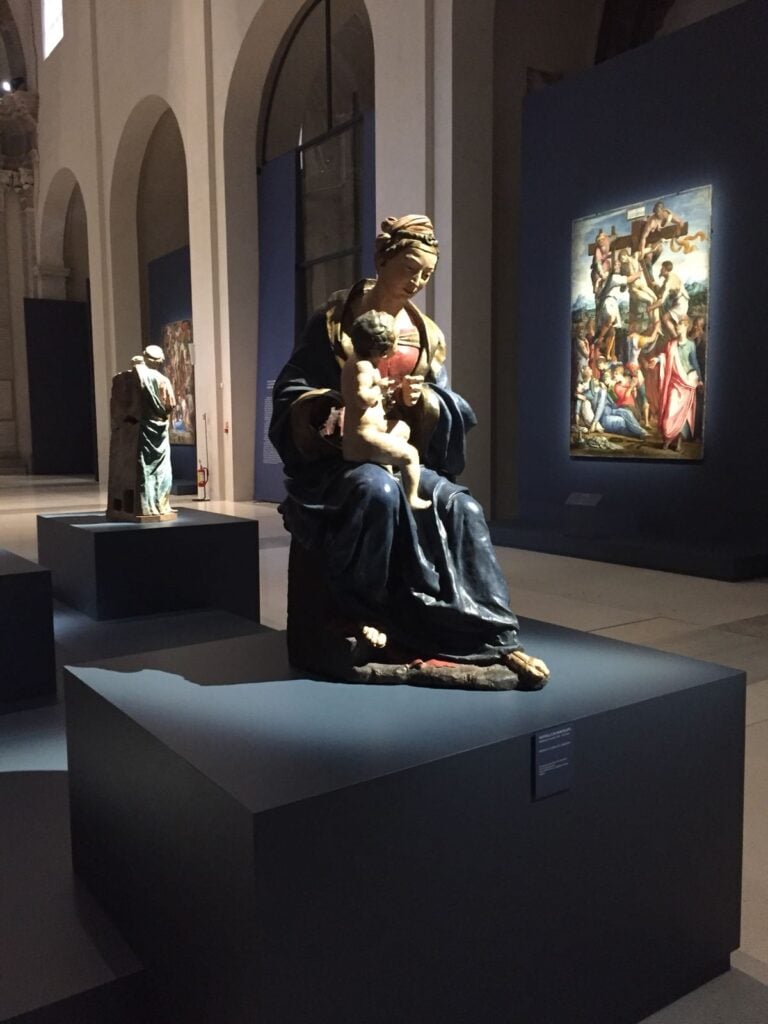 L’Eterno e il Tempo tra Michelangelo e Caravaggio. Exhibition view at Musei di San Domenico, Forlì 2018