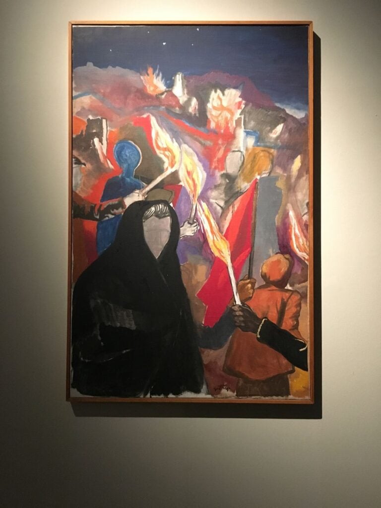 La notte di Gibellina di Renato Guttuso. Photo Francesco Lisciandra