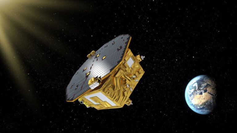 Lisa Pathfinder, precursore tecnologico dell’osservatorio spaziale di onde gravitazionali ©ASI