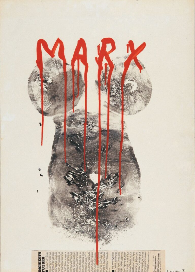 Lucia Marcucci, Marx, 1977. Courtesy Frittelli Arte Contemporanea, Firenze