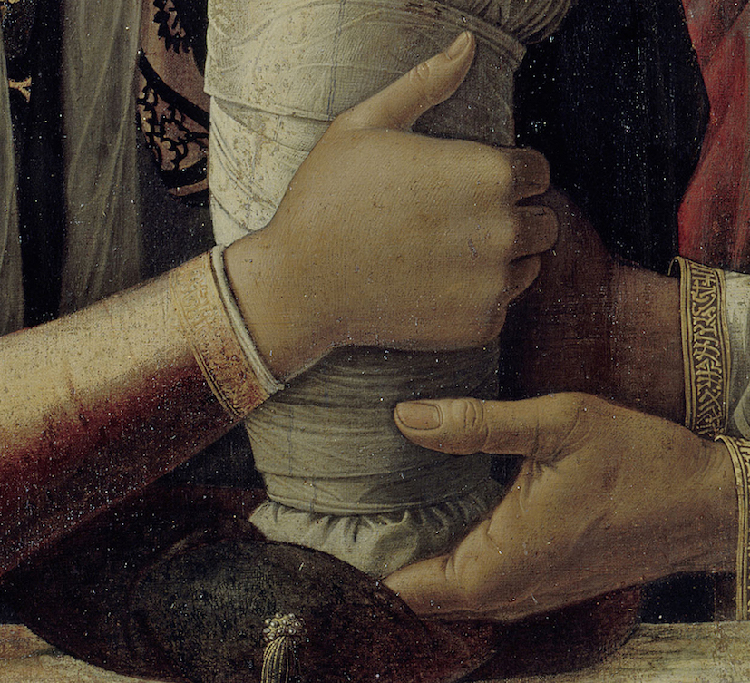 Andrea Mantegna, Presentazione di Gesù al Tempio, particolare