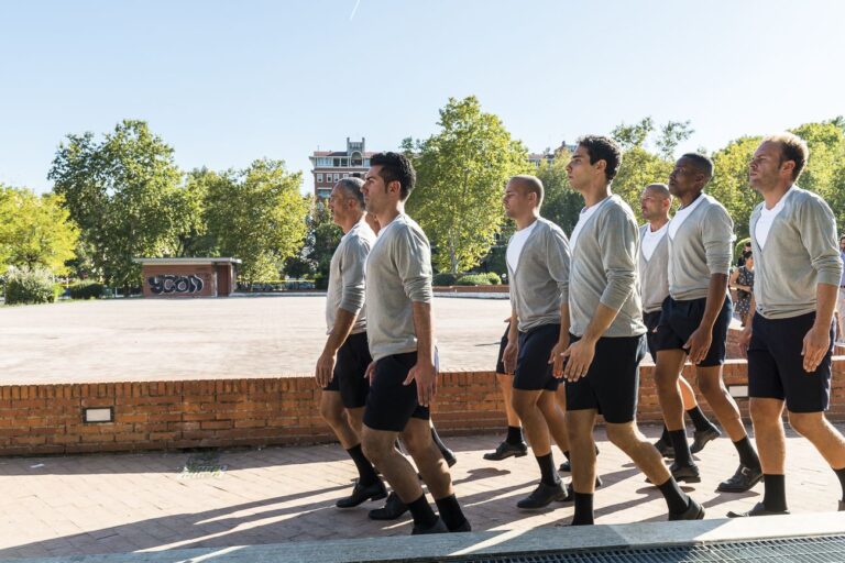 Performance. Eglė Budvytytė. MAXXI.Choreography for the Running Male. Photo Sebastiano Luciano