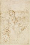 Raffaello, Madonna col Bambino e san Giovannino, 1508 ca. Firenze, Galleria degli Uffizi, Gabinetto Disegni e Stampe