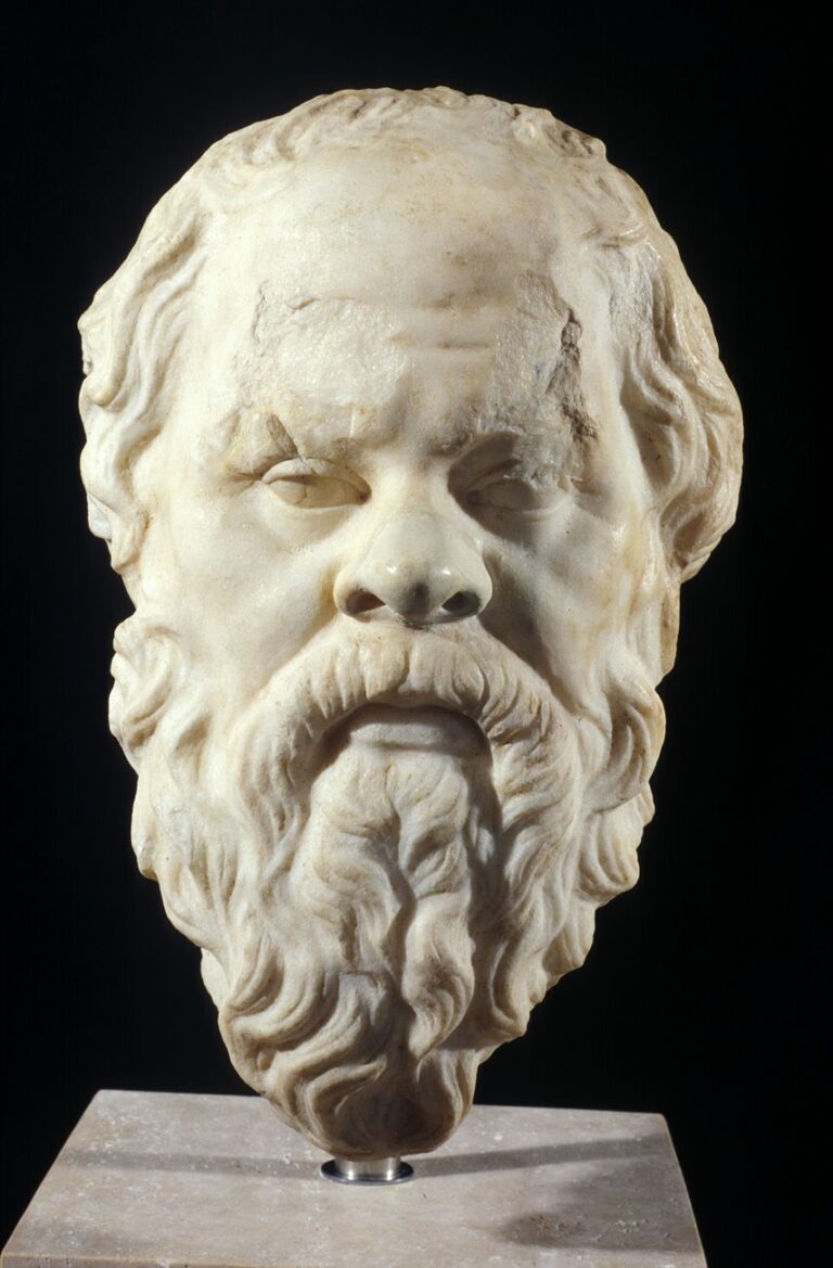 Ritratto di Socrate tipo B, copia romana, metà del I secolo d.C. Roma, Museo Nazionale Romano