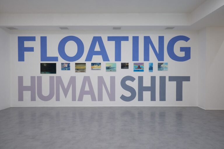 Vedovamazzei, Floating human shit, 2017. Courtesy Galleria de’ Foscherari, Bologna
