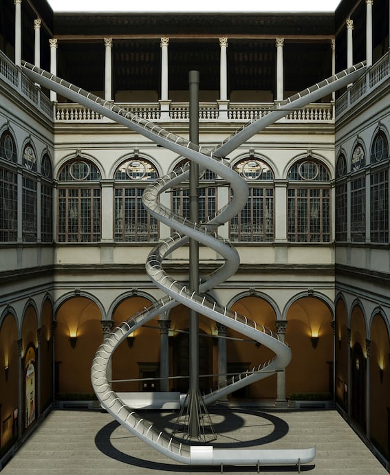 Palazzo Strozzi: dopo i gommoni di Ai Weiwei, gli scivoli di Carsten Höller