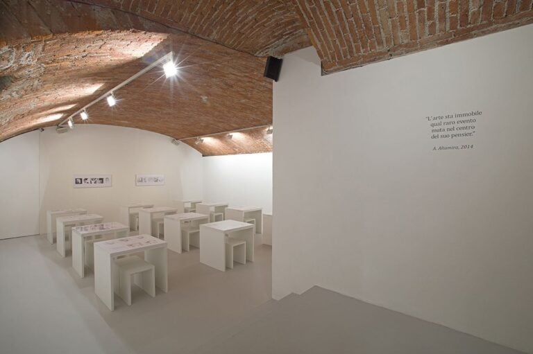 Adriano Altamira. Conceptual Rigoletta. Installation view at Fondazione Marconi, Milano 2018