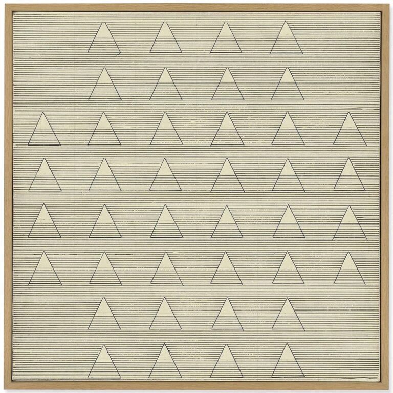 Agnes Martin, Words, 1961, £ 788.750 (courtesy of Christie’s Images Limited 2018 ©)