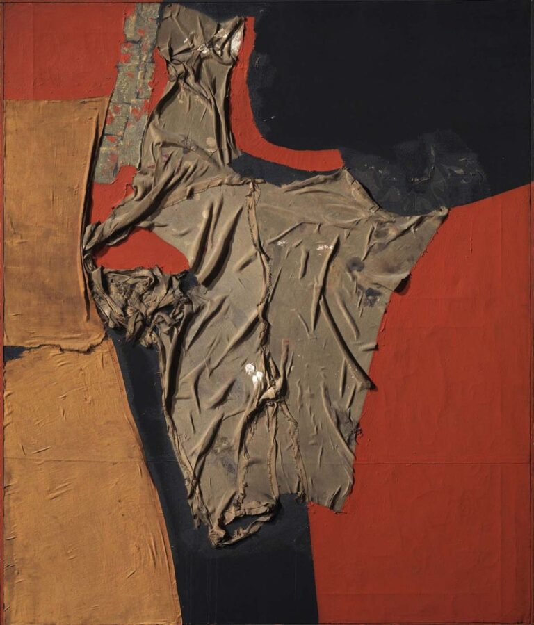 Alberto Burri, Rosso Nero, 1955. Collezione Roberto Casamonti, Firenze