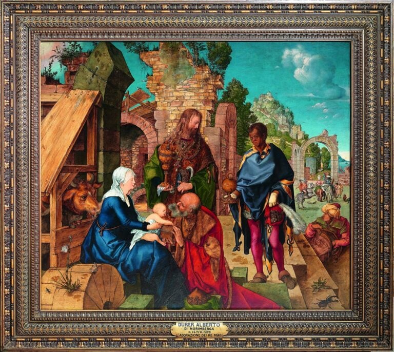 Albrecht Dürer, Adorazione dei Magi, 1504. Firenze, Galleria degli Uffizi. Photo © Gabinetto Fotografico delle Gallerie degli Uffizi