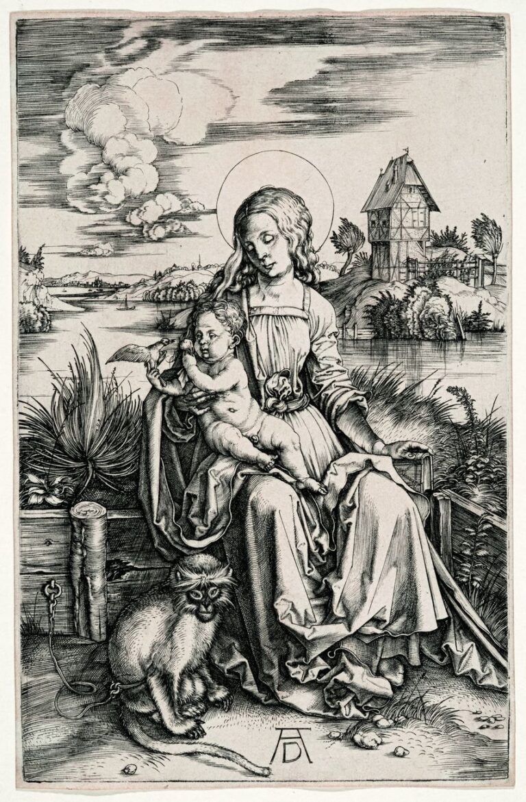 Albrecht Dürer, La Madonna della scimmia, 1498 ca. Collezione privata. Photo © Mario Parodi