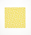 Anni Albers Yellow Meander 1970 serigrafia 2018 The Josef and Anni Albers Foundation