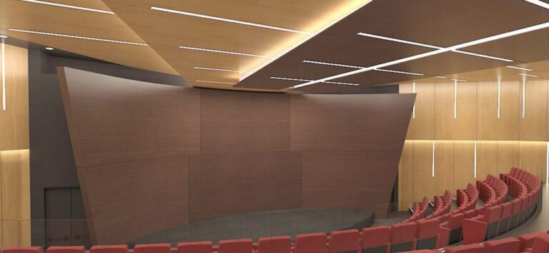 Auditorium, rendering, MANN, Napoli