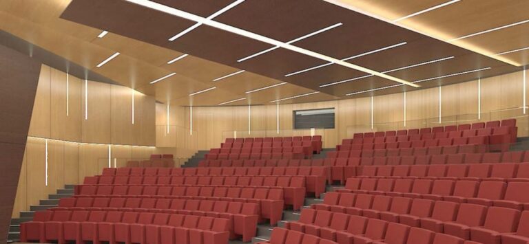 Auditorium, rendering, MANN, Napoli