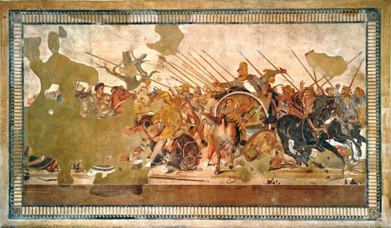 Battaglia di Isso, 100 a.C. ca., MANN, Napoli