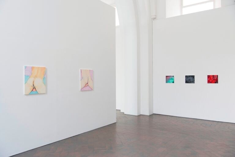 Celia Hempton. Breach. Installation view at Galleria Lorcan O’Neill, Roma 2018