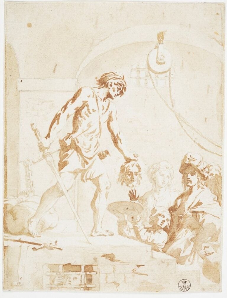 Elisabetta Sirani, Decollazione di San Giovanni Battista. Firenze, Gallerie degli Uffizi, Gabinetto dei Disegni e delle Stampe