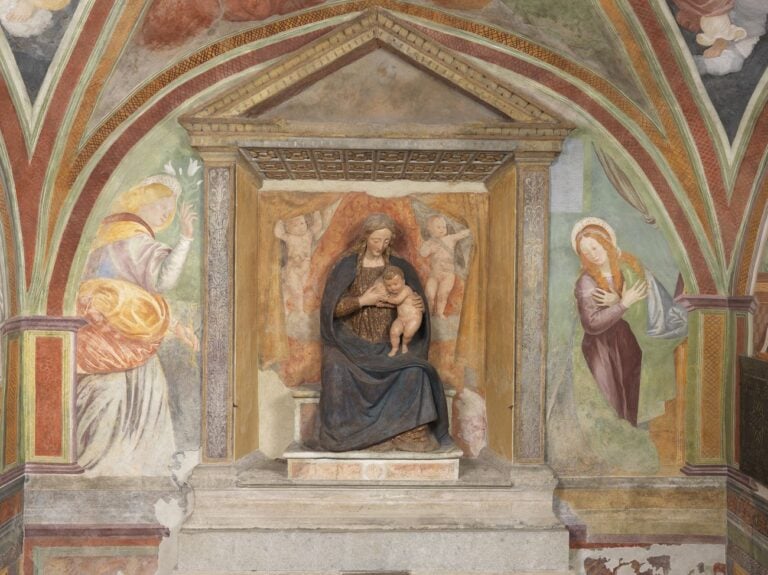 Gaudenzio Ferrari, Annunciazione e Madonna del Latte, 1515 ca. Cappella della Madonna di Loreto, fraz. Roccapietra, Varallo. Photo Mauro Magliani, Barbara Piovan, Marco Furio Magliani