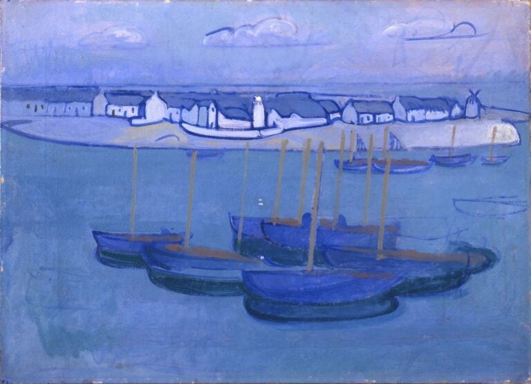 Gino Rossi, Marina – Douarnenez, 1910 ca. Fondazione Musei Civici di Venezia, Galleria Internazionale d’Arte Moderna di Ca’ Pesaro