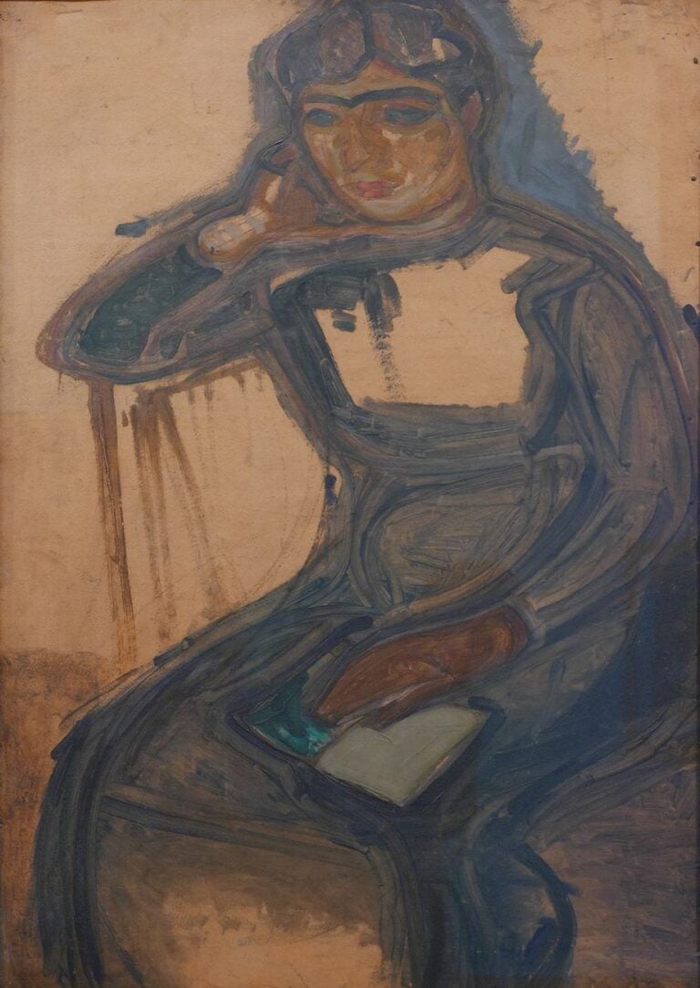 Gino Rossi, Figura femminile, 1913-14. Fondazione Musei Civici di Venezia, Galleria Internazionale d’Arte Moderna di Ca’ Pesaro, Venezia © Archivio fotografico - Fondazione Musei Civici di Venezia