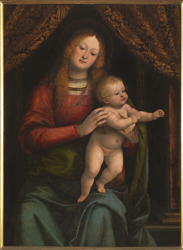 Gaudenzio Ferrari, Madonna con il Bambino, 1517-18 ca. Milano, Pinacoteca di Brera. Photo Mauro Magliani, Barbara Piovan, Marco Furio Magliani