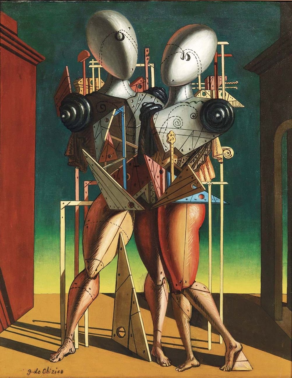 Giorgio de Chirico, Ettore e Andromaca, 1950. Collezione Roberto ...