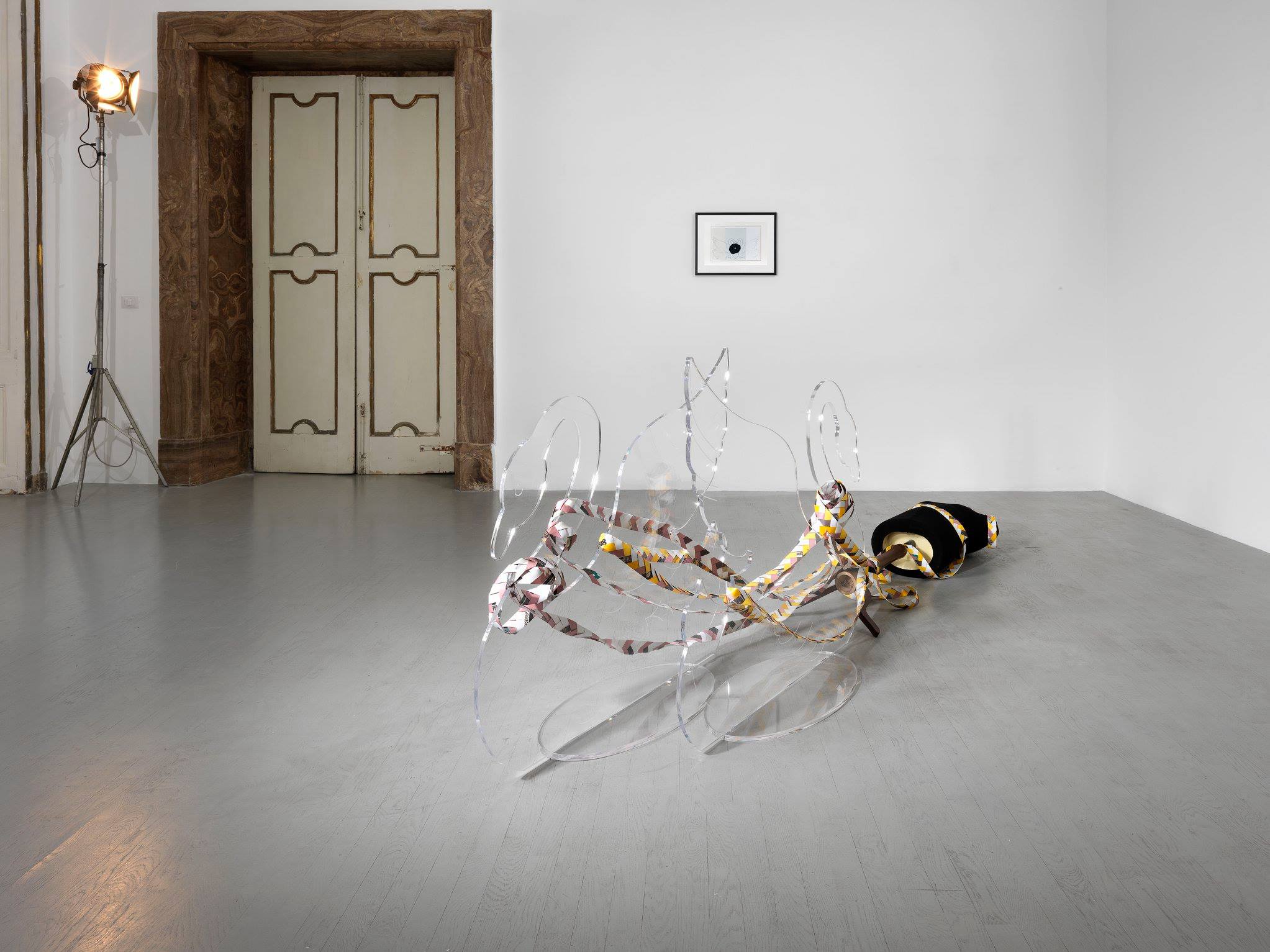 Giulio Paolini, Lohengrin (andata e ritorno). Installation view at Galleria Alfonso Artiaco, Napoli 2018