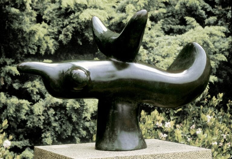 JOAN MIRÓ, Oiseau solaire, 1966, Bronce, Successió Miró. Depositada en la Fundació Pilar i Joan Miró a Mallorca. ©Successió Miró 2018